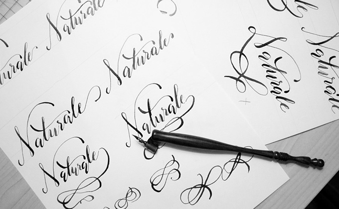 Calligraphy logo concept