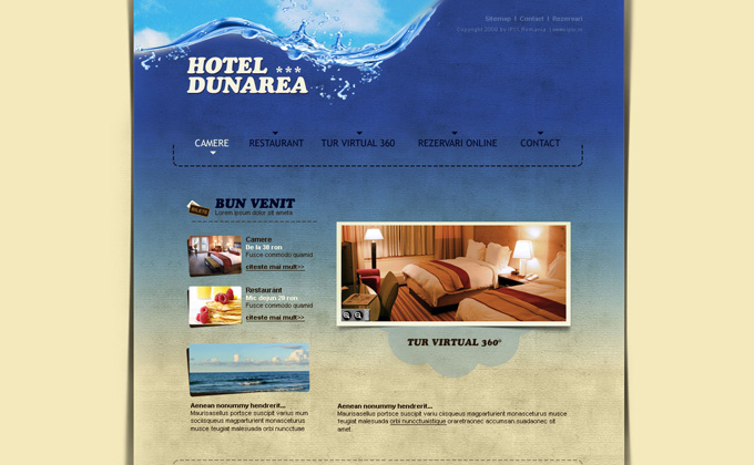 web design for hotel
