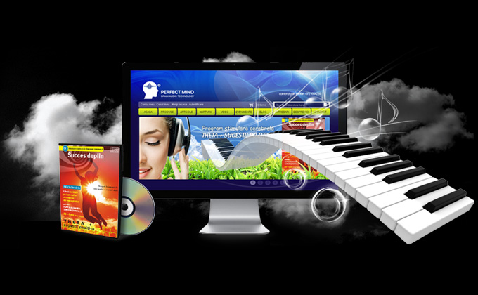 web design e-commerce audio products website
